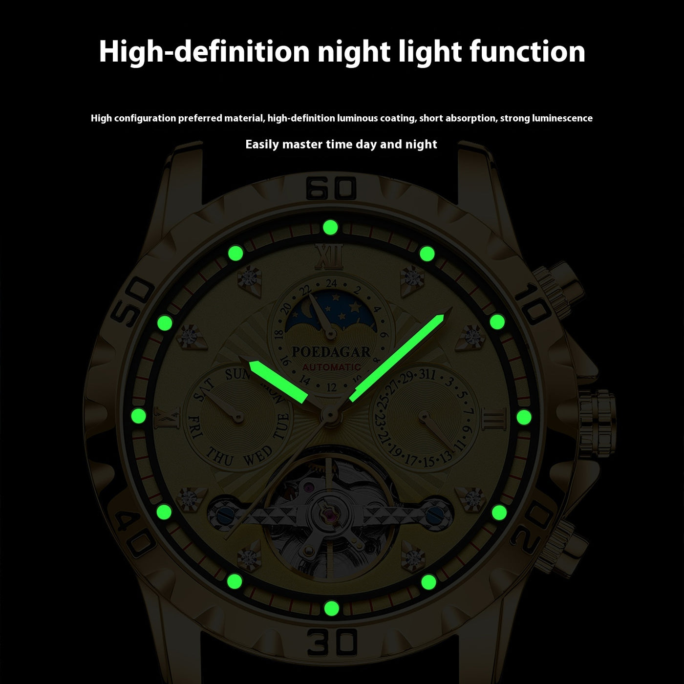 Men's Mechanical Watch Waterproof Luxury