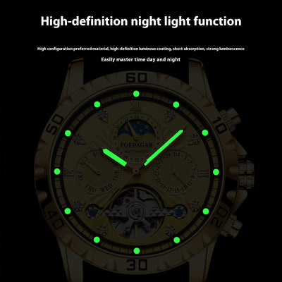 Men's Mechanical Watch Waterproof Luxury