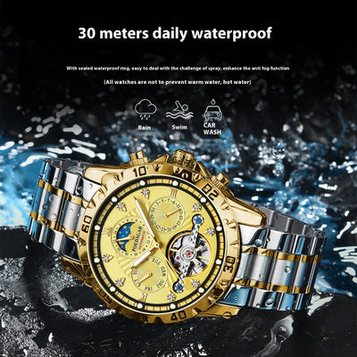 Men's Mechanical Watch Waterproof Luxury