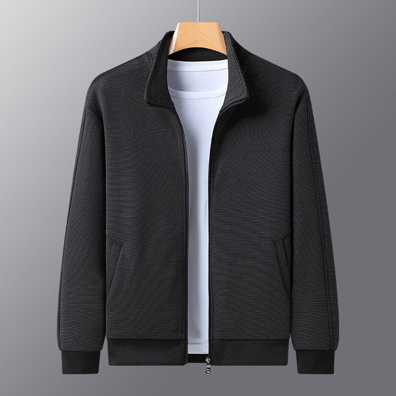 Jacket With A Stand-up Collar And A Casual Jacket
