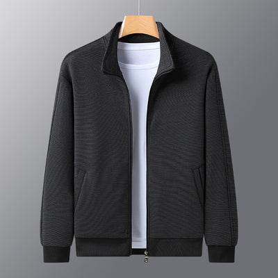Jacket With A Stand-up Collar And A Casual Jacket